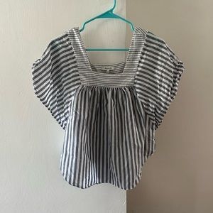 Madewell butterfly striped top
